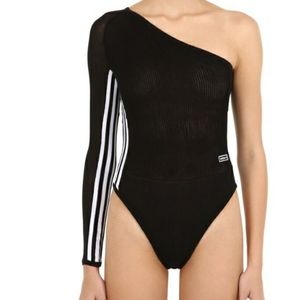 Adidas One shoulder bodysuit NWT